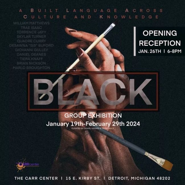Black opens at the Carr Center