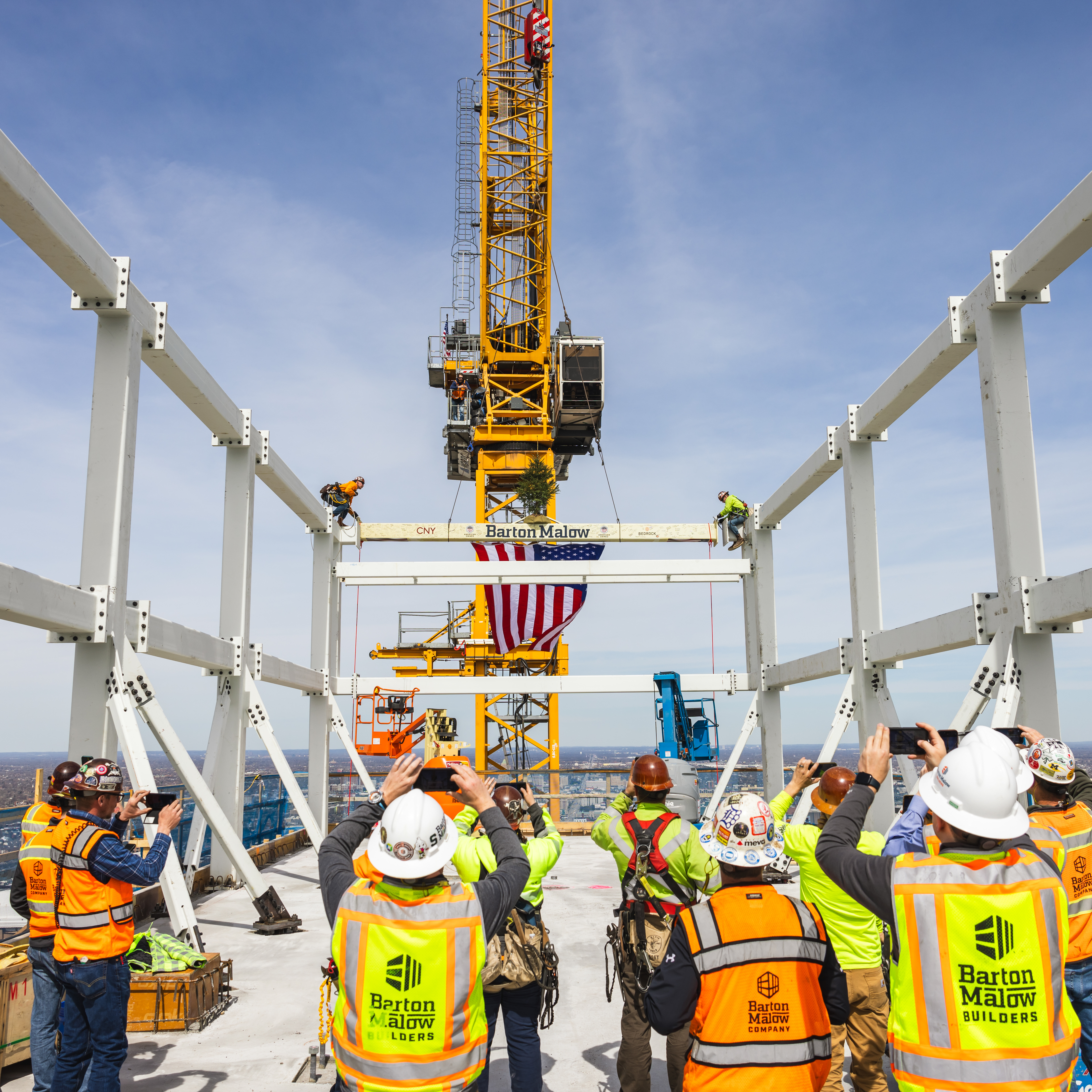 Hudson's tower tops out at 681 feet