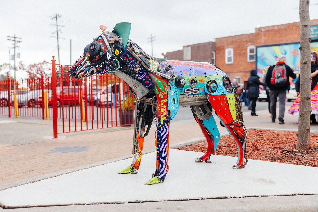 Five alebrijes now live on Bagley