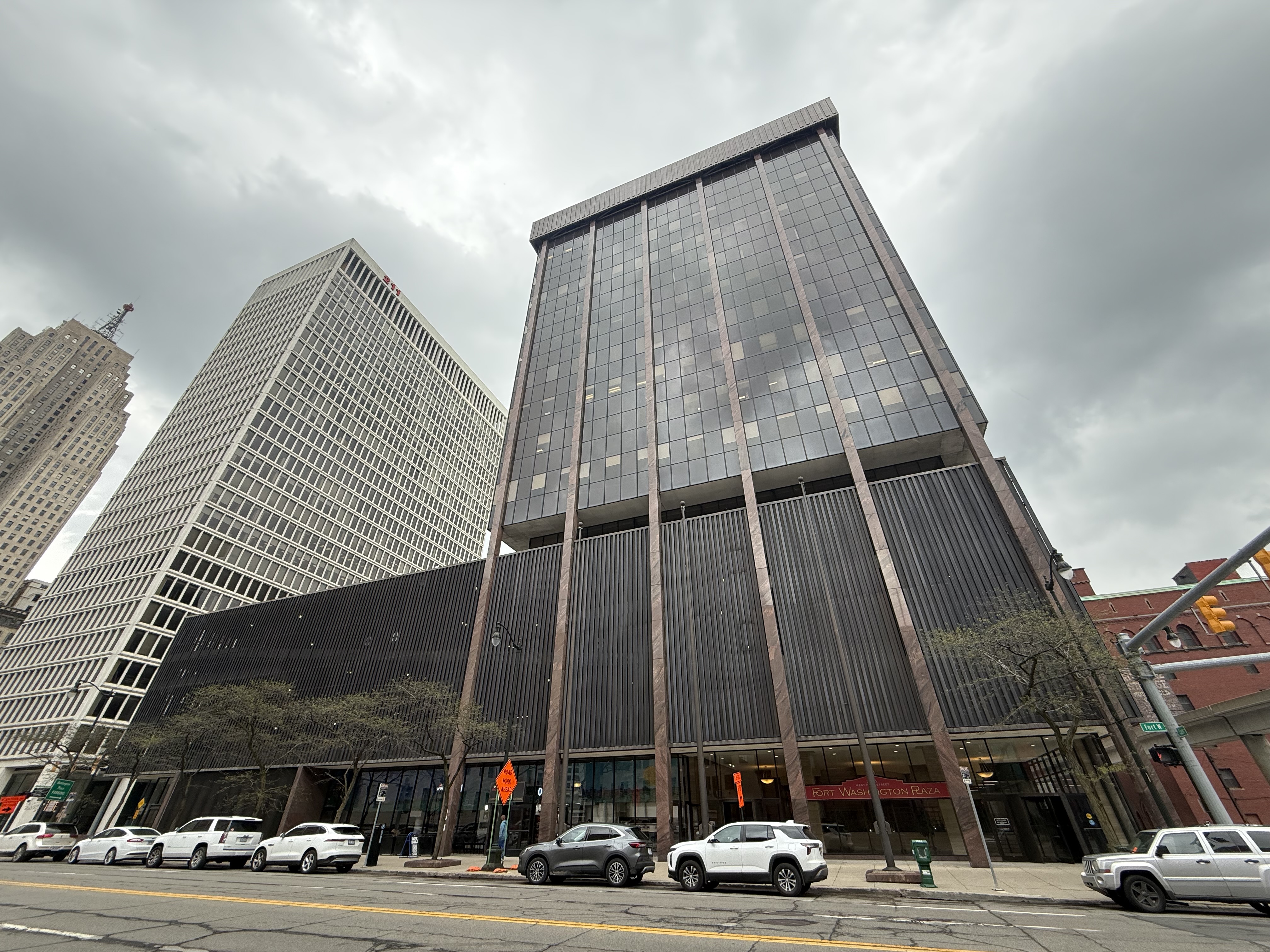 Detroit plans a second hotel attached to Huntington Place, and a 16-story tower would come down for it