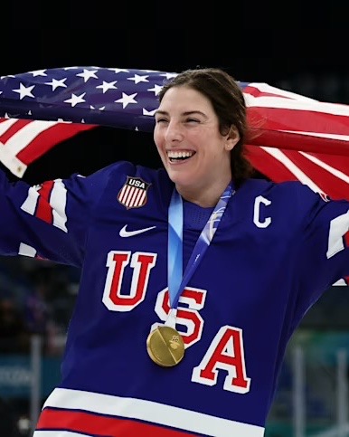 Olympic gold medalist Hilary Knight, Team USA's captain at Milan Cortina, is headed to PWHL Detroit