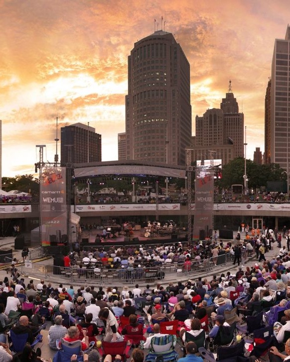 The Detroit Jazz Festival is free through Monday, with all three stages at Hart Plaza this year