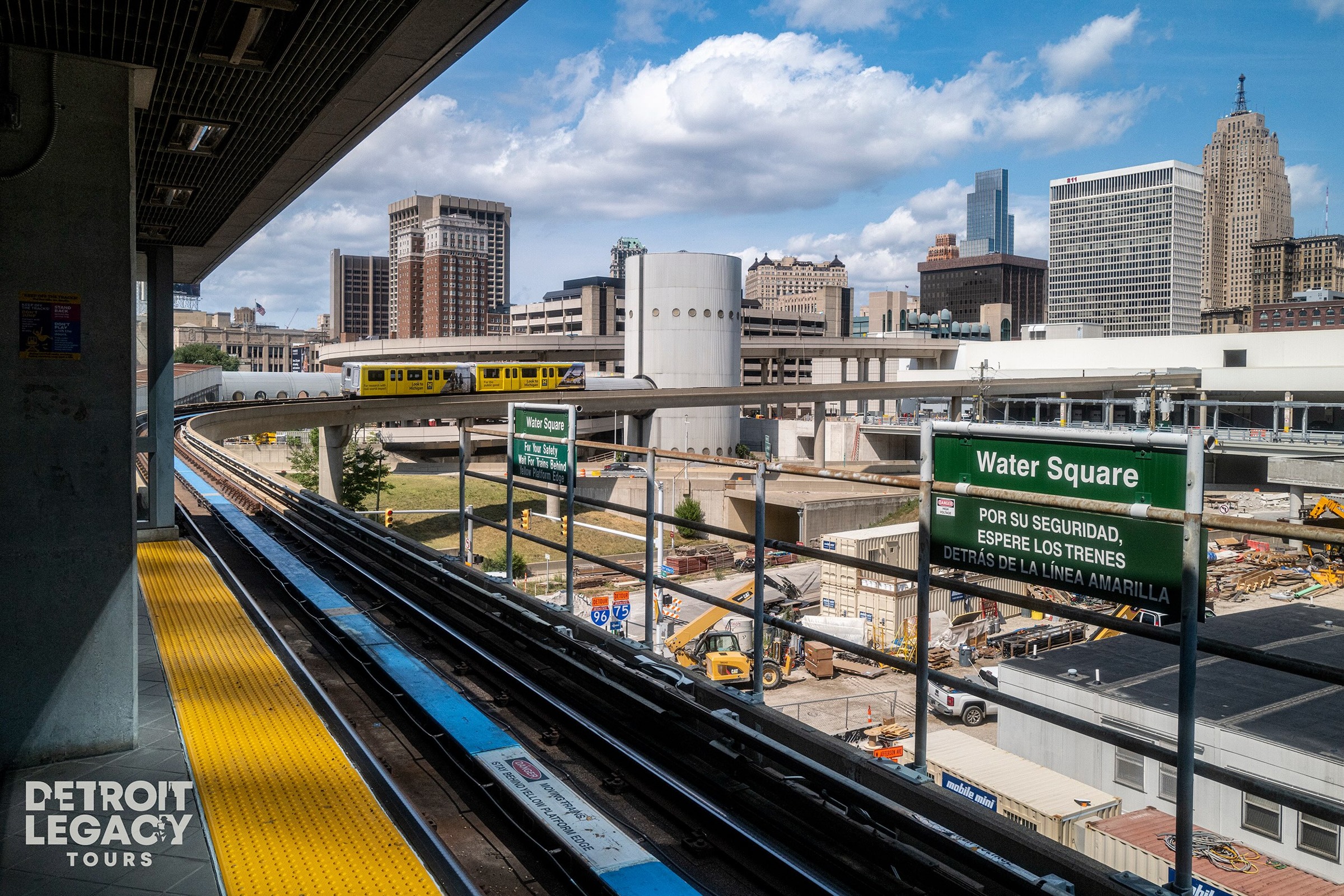 A downtown Detroit People Mover station is set for a six-month renovation
