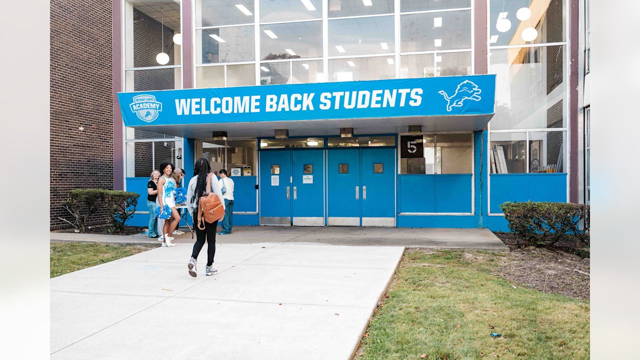 Detroit Lions Academy helps over-age students find a path back to graduation
